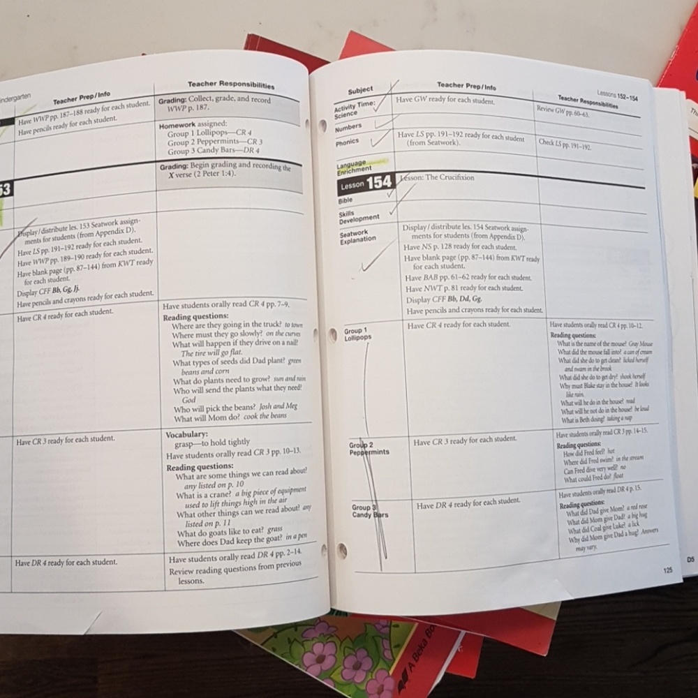 A Beka 5K School books And Flashcards - Picture 2 of 4